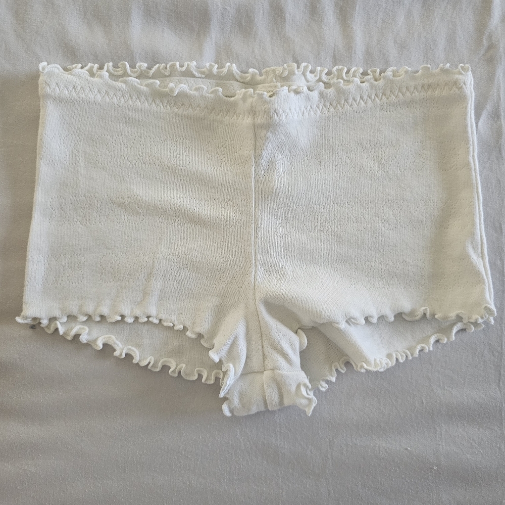 SKIMS Logo Pointelle Mini Short